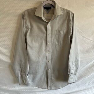 Tommy Hilfiger Slim Fit Button Up Long Sleeve Shirt Light Blue 15 32-33